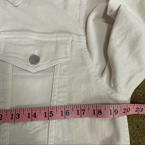 Rebel Wilson Raw Hem Cropped Jacket 1X - Picture 7 of 8